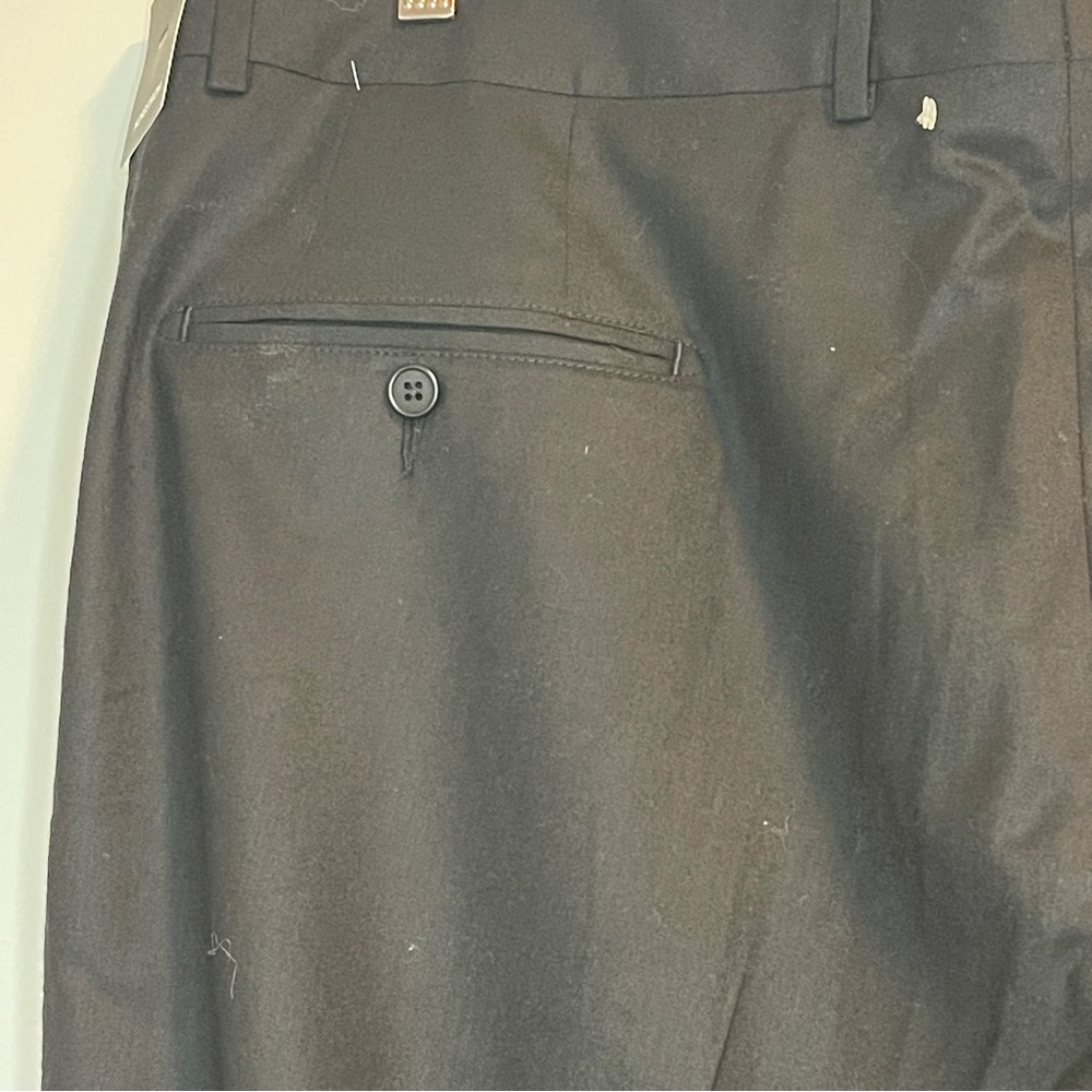 Nordstrom Dress Pants Black Trim Fit for Men 42W Unfinished - Picture 6 of 7